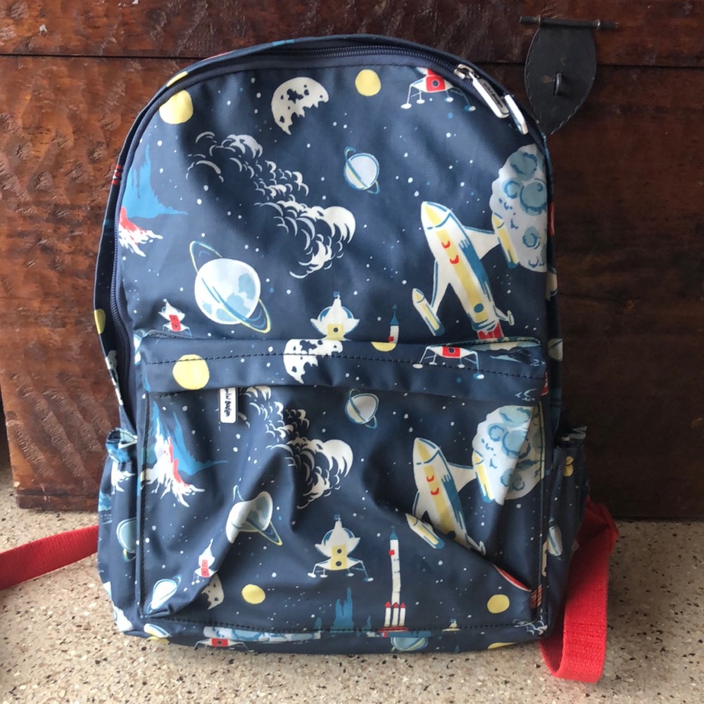 Mini Biden Coated Full Size Space Themed Backpack